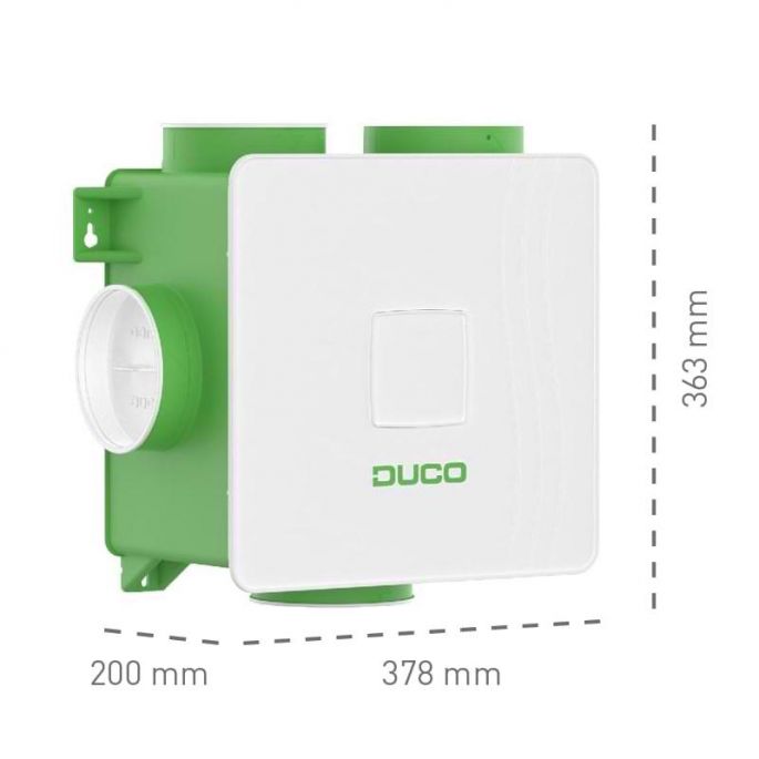 DucoBox Reno woonhuisventilator | 325 m3/h | perilex | 0000-4805