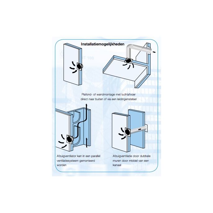 S&P badkamerventilator | SILENT200CZ | diameter 120 mm