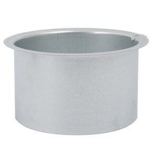 Platte tuit | diameter 100 mm | hoogte 80 mm