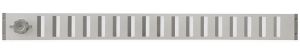 Aluminium afsluitbaar schuifrooster opbouw 1000 x 90mm - ALU (3-10009AA)